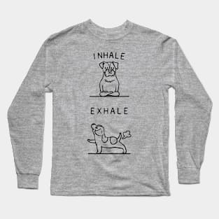 Inhale Exhale Jack Russell Terrier Long Sleeve T-Shirt